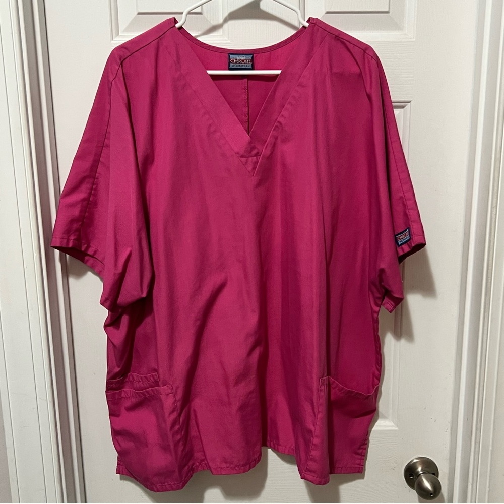 Cherokee Work Wear - 3X Scrub Top